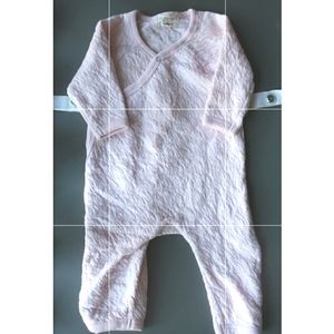BURT'S BEES BABY girl quilted sleep and play